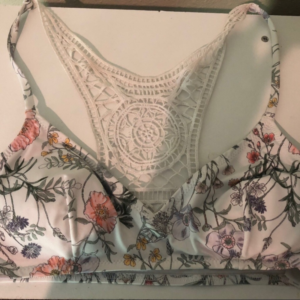 Floral Bathing Suit Top
